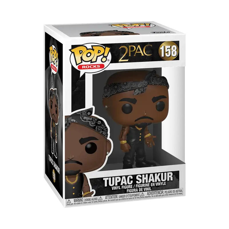 Funko Pop! 45432 Rocks Tupac Shakur Con Panuelo