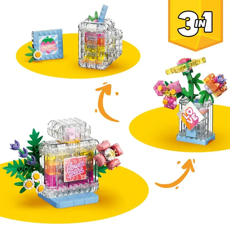 Lego Creator 31383 Frasco Decorativo De Perfume Floral