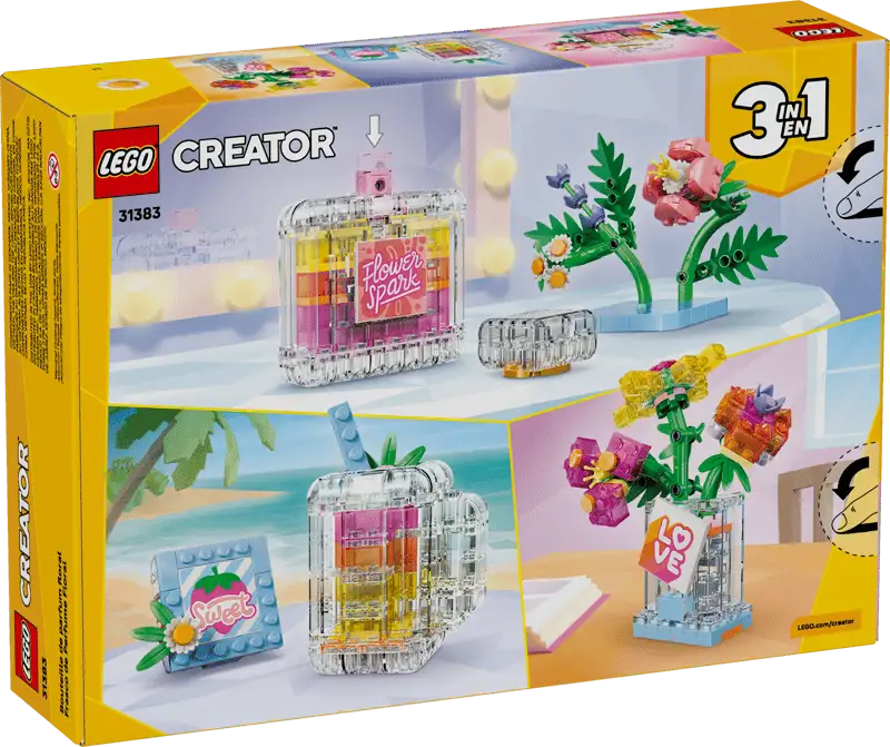 Lego Creator 31383 Frasco Decorativo De Perfume Floral