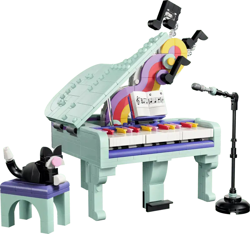 Lego Creator 31392 Piano Musical Decorativo Con Gato