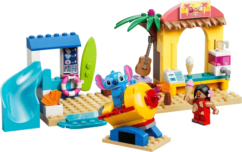 Lego Disney 43280 Diversion En La Playa Con Lilo y Stitch