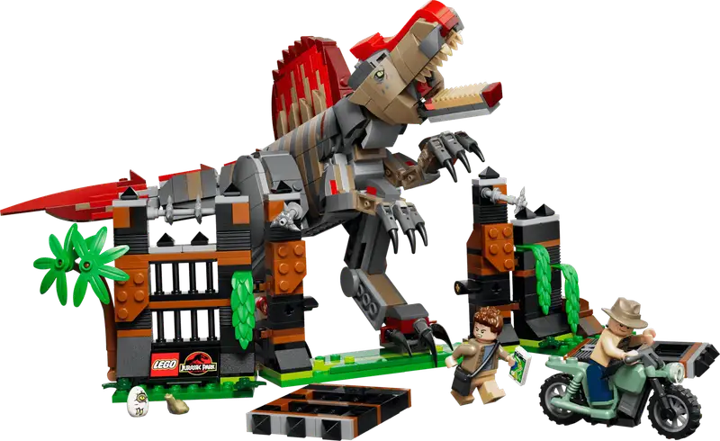 Lego Jurassic World 77982 Huida Del Dinosaurio Spinosaurus