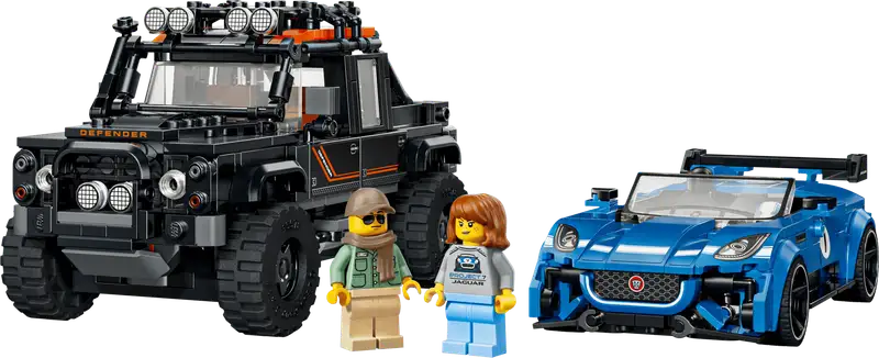 Lego Speed Champions 77264 Jaguar Project 7 Y Land Rover Defender