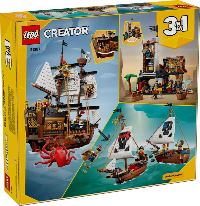 Lego Creator 31387 Barco Pirata Clasico
