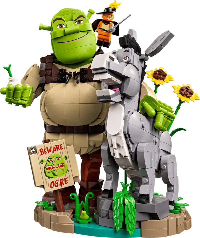 Lego  72423 Shrek, Burro Y Gato Con Botas