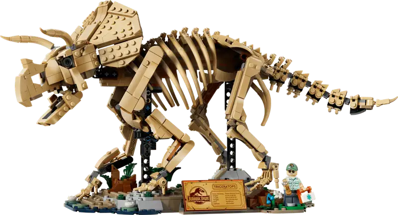 Lego Jurassic World 77985 Fosiles De Dinosaurio Triceraptops