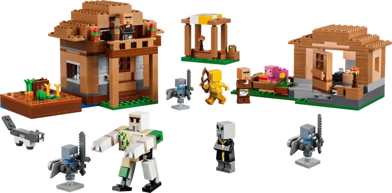 Lego Minecraft 21596 Ataque Del Evocador A La Aldea