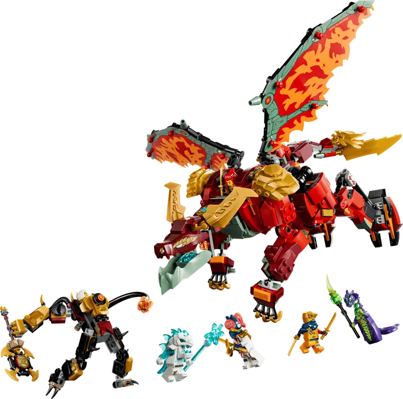 Lego Ninjago 71868 Meca Dragon Transformable De Wyldfyre
