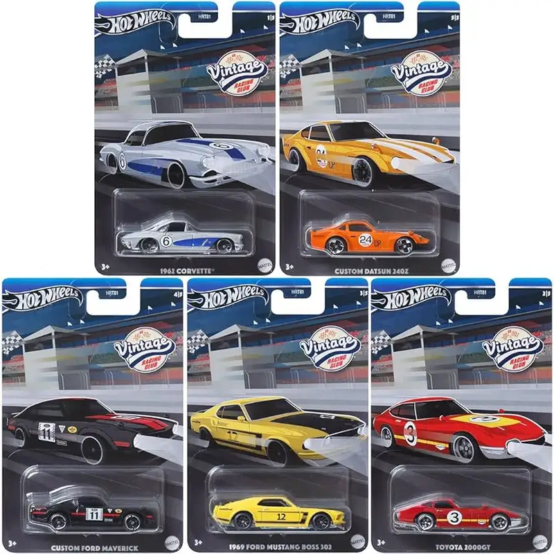 Mattel Hot Wheels Hrt81 Vehiculo Colecciónable Vintage Racing Surtido